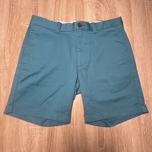 J Crew Teal Shorts 7 Inseam 29 Waist